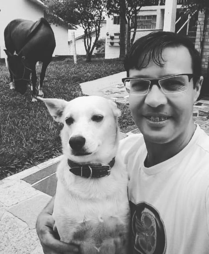 Minha cachorra Meg Mirella Moreira