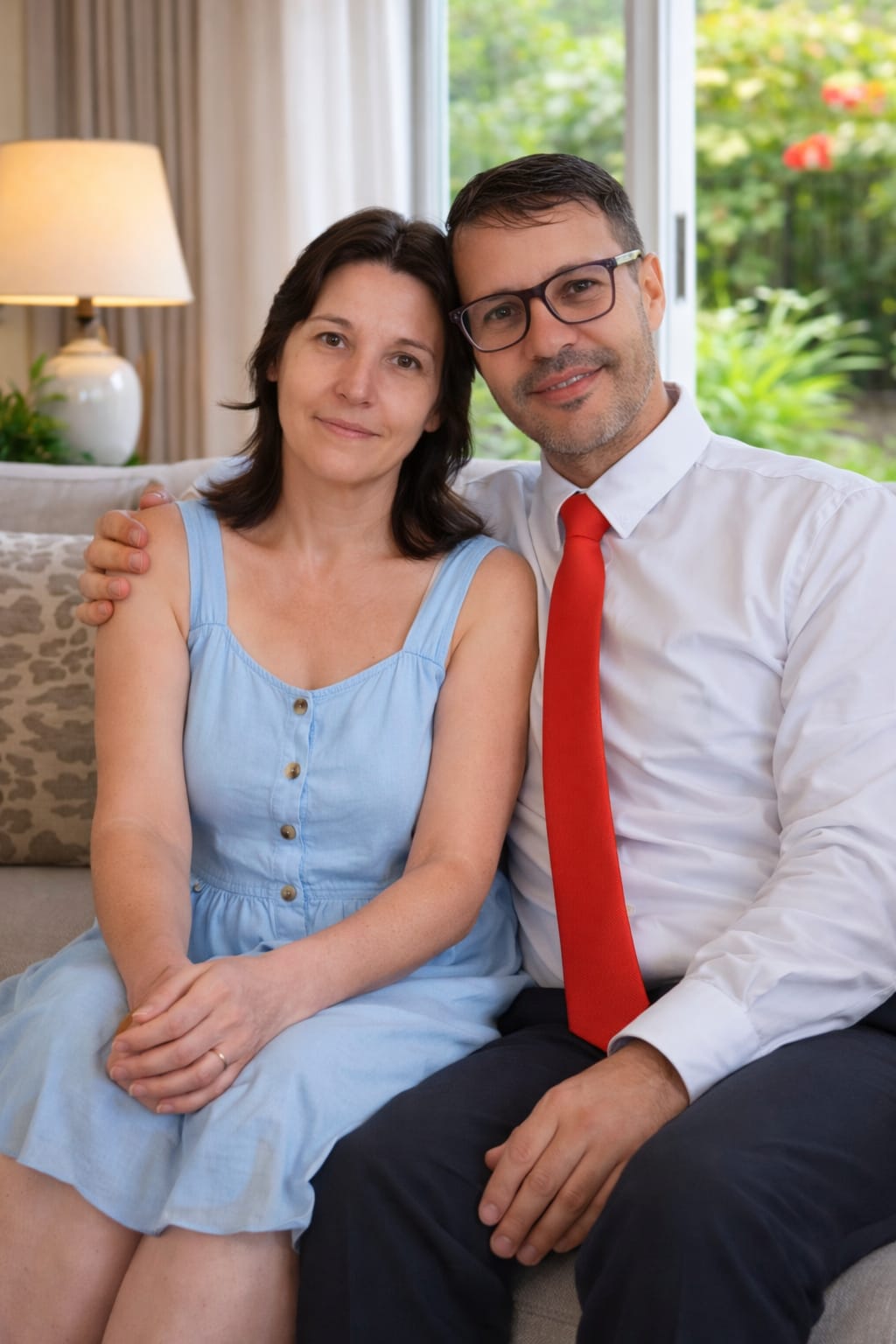 Minha mãe Amelia Coelho e Clayton Moreira da Costa