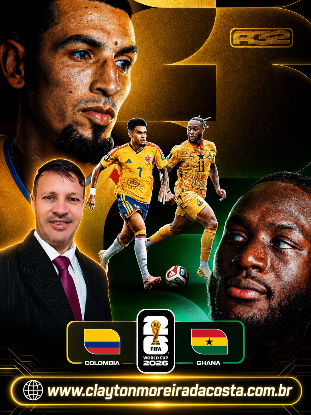 Colômbia e Gana