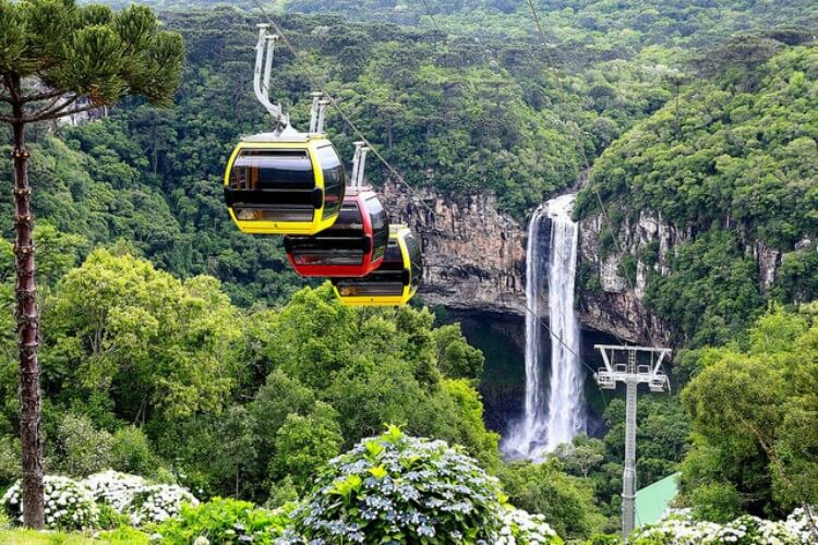 Cascata do Caracol, em Canela